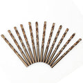 12pcs 7/32" Cobalt Drill Bits, M35 Drill Bits for Metal, Stainless Steel, Cast Iron, Wood, Plastic, Fully Ground from Pro Edge Technology