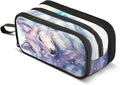 Wolf Watercolor Pencil Case Box Boys Girls Large Pencil Pouch Zipper by BOENLE-WELCOMEYOURCOMING