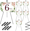 AROIC 63 "Easel Stand for Display, 6 Pack Portable Foldable Metal Easel by AROIC