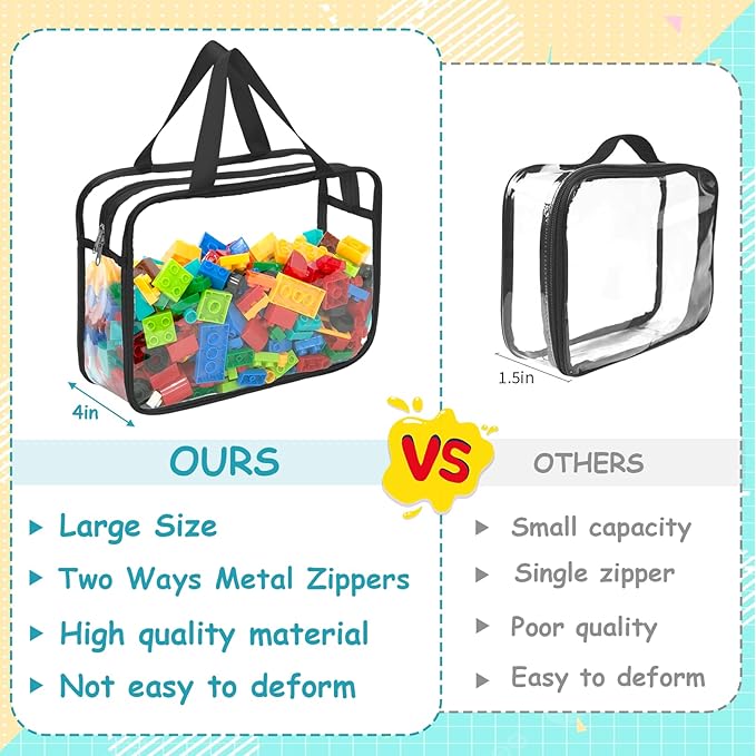 8 Packs Large Toy Storage Bags - Image 5