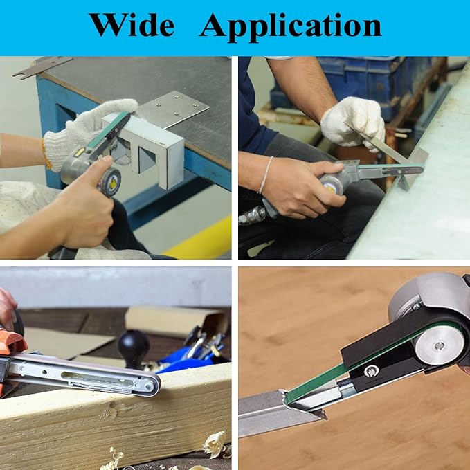 3/8" x 13" Zirconia Sanding Belts, 30 pack 3/8x13 Inch Sanding Belts 80 Grit, Zirconia Belt Sander Sanding Belts for Air File Belt Sander(3/8x13in, 80 Grit)