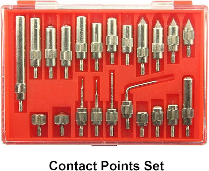 NORTOOLS Dial Indicator with Magnetic Base 0-1.0" & Point Set Dial Test Indicator 0.001" Precision Measuring Gauge Tools Kit， Magnetic Dial Indicator Base Holder with Fine Adjustment