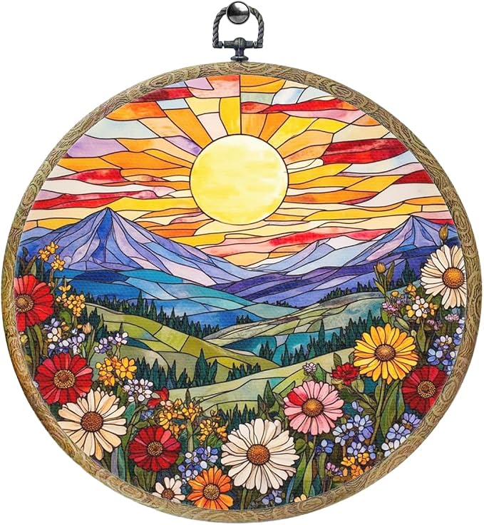 Wildflowers Sunset Flower Floral Garden Decor, Gift by Unknown