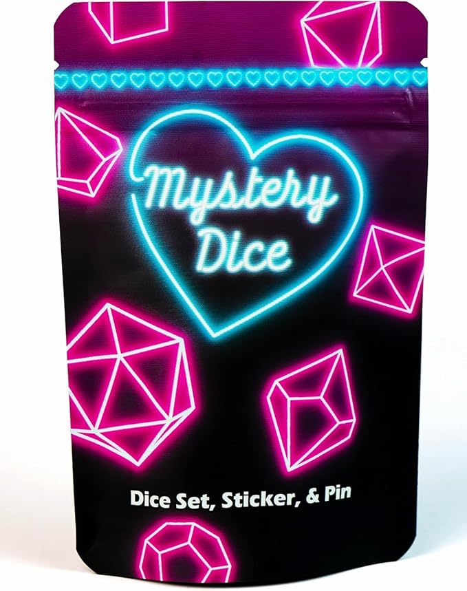 1985 Games Mystery Sweetheart Love Dice, Wide Range of Patterns, RPG Dice - Image 6