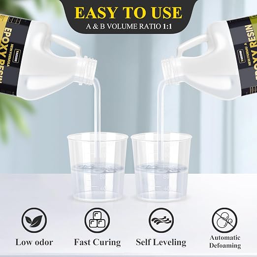 TAKIMO 68oz 3× UV Resistant Epoxy Resin Kit - Image 2