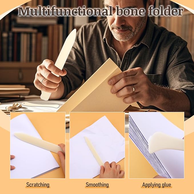 49 Pcs Book Binding Kits for Beginners Hand Bookbinding Tools Bookbinding - Image 3