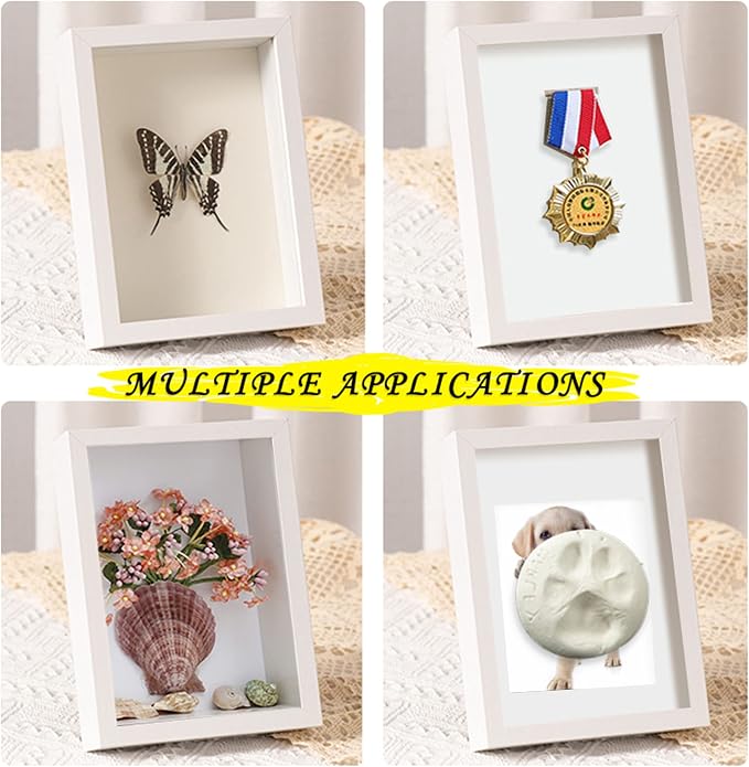 5x7 Small Shadow Box Frame Display Case, Display Case Box - Image 5