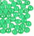 5lb Green Glass Marbles for Vase, Decorative Pebbles for Vase Fillers, Fish Tank by MBKHFLL