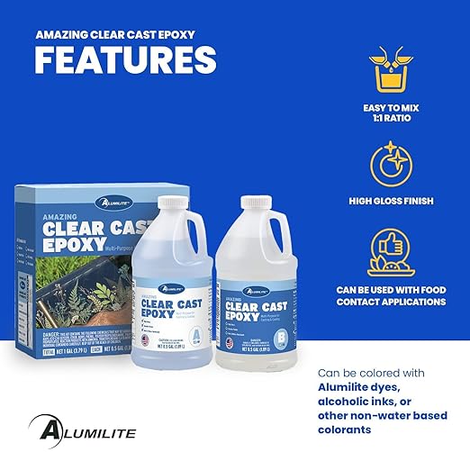 Alumilite Amazing Clear Cast Epoxy Resin Kit 16 Oz - Image 2