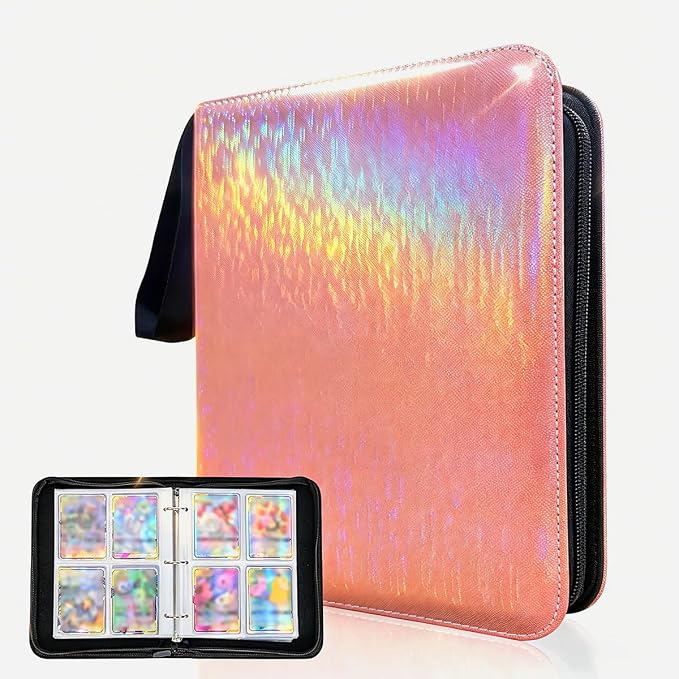 Trading Card Binder 4-Pocket Zippered by Unknown