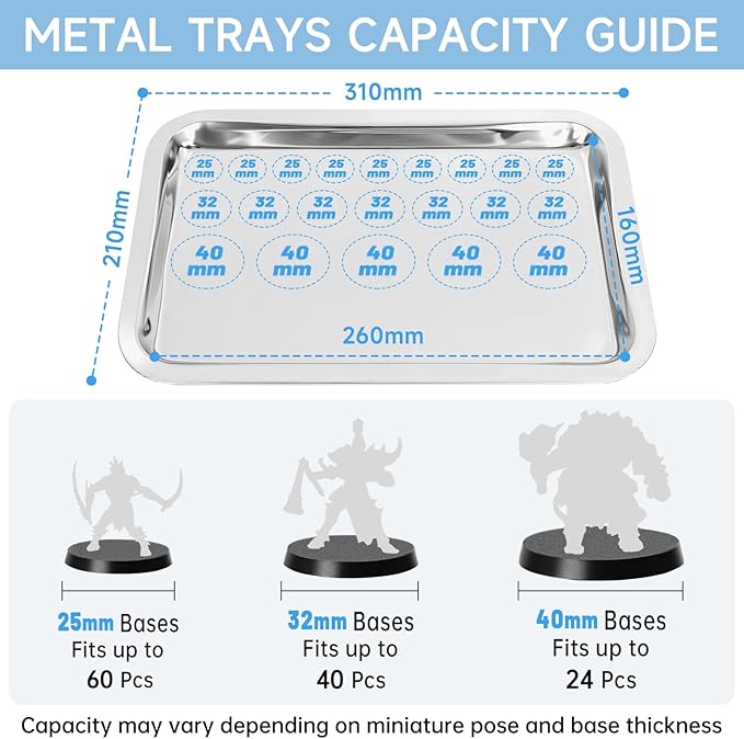 Miniatures Storage Case Miniatures Transport Case Aluminum Alloy Frame - Image 6