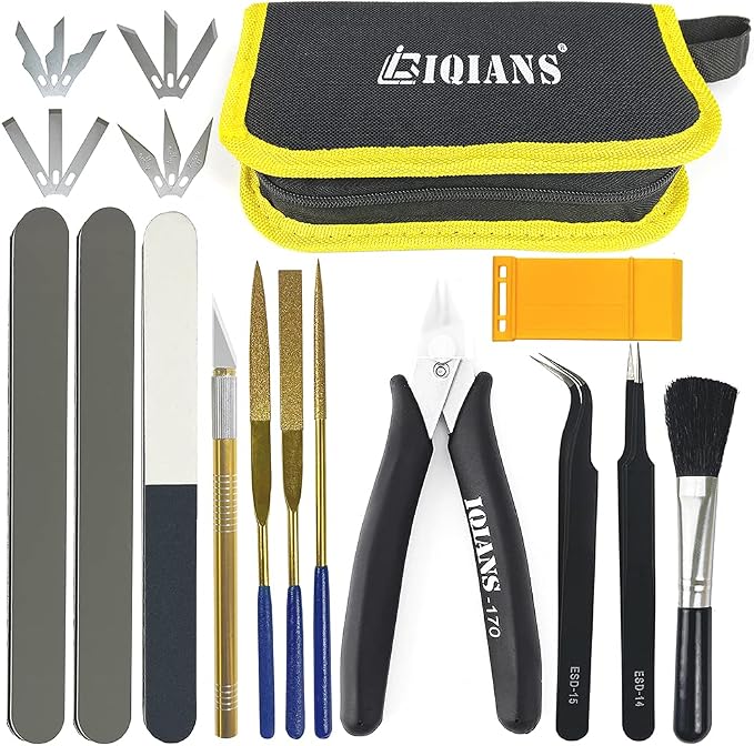 17 PCS Gundam Model Tool Kit Hobby Building Tools Craft Set Gunpla Basic Model - Image 7