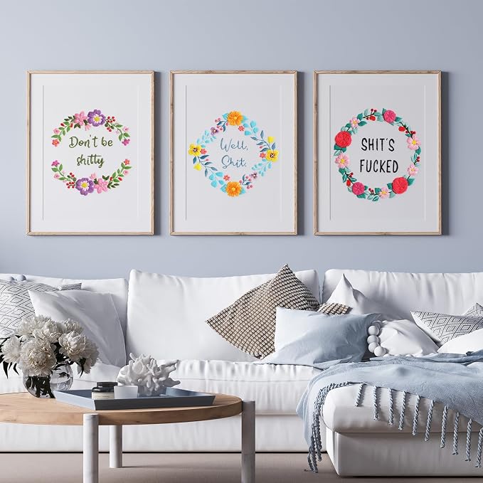 Louise Maelys 3 Sets Funny Embroidery Kits - Image 6