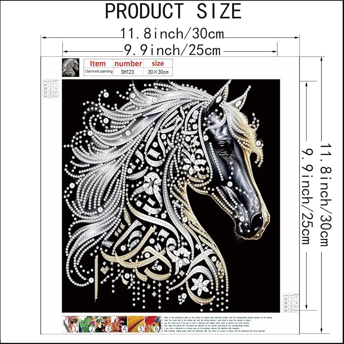 SHICERNHJ Horse Diamond Art Kits - Image 5