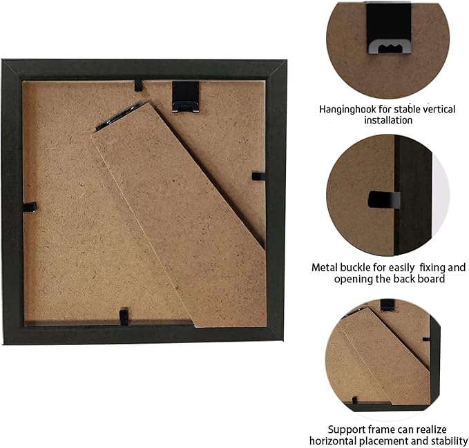 5x5 Small Shadow Box Frame Display Case, Display Case Box - Image 5