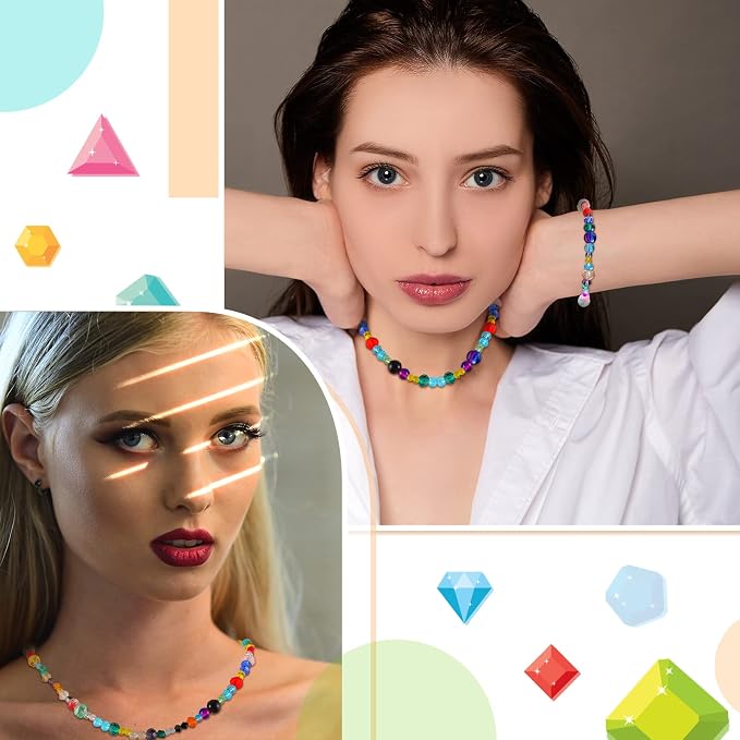 Sureio 1300 Pieces Crystal Glass Beads - Image 2