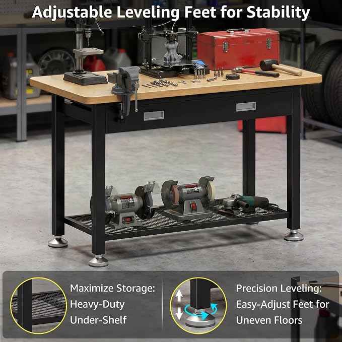 47.2" Heavy Duty Work Bench - Image 6