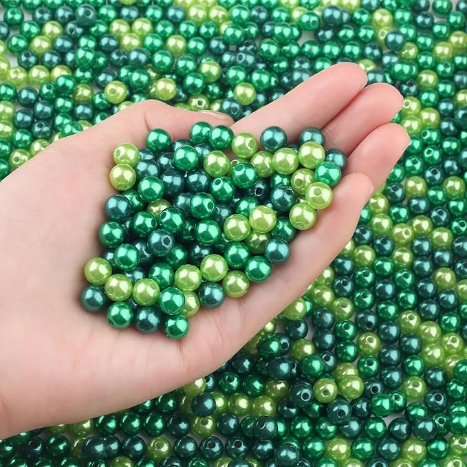 DUQGUHO 8mm St. Patrick's Day Beads by DUQGUHO