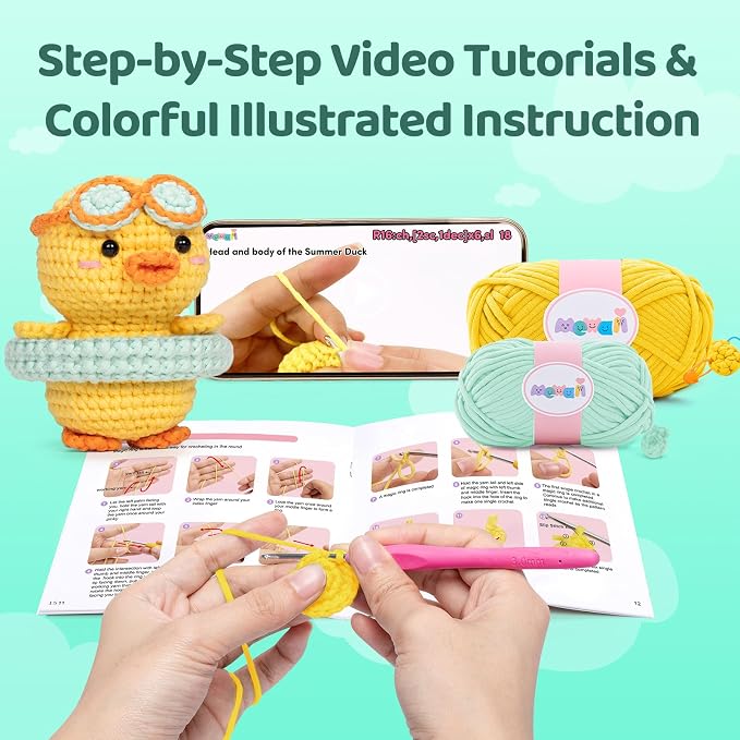 Mewaii Crochet Kit for Beginners Level 2 - Image 3