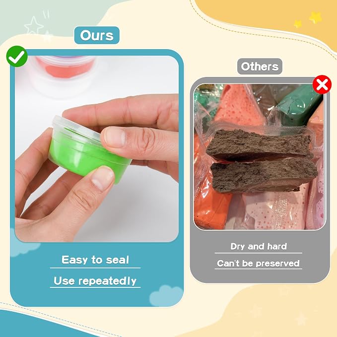GAGATOAD 36 Colors Ultra Light Air Dry Clay Kit - Image 5