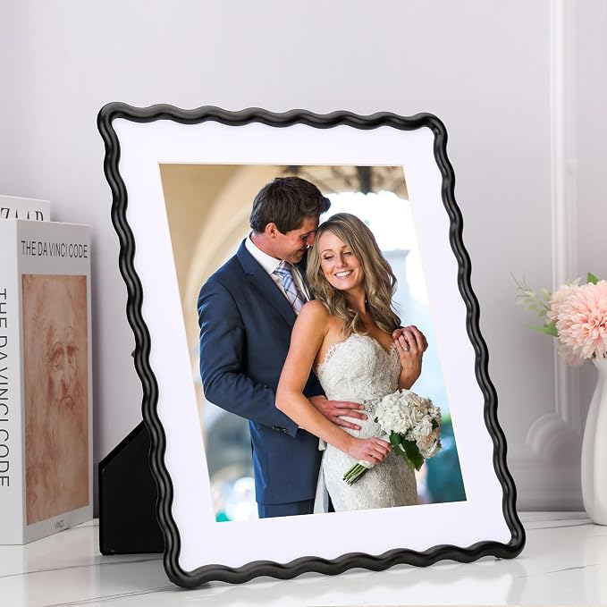 Black 10x12'' Heavy-Duty Zinc Alloy Picture Frames - Image 2