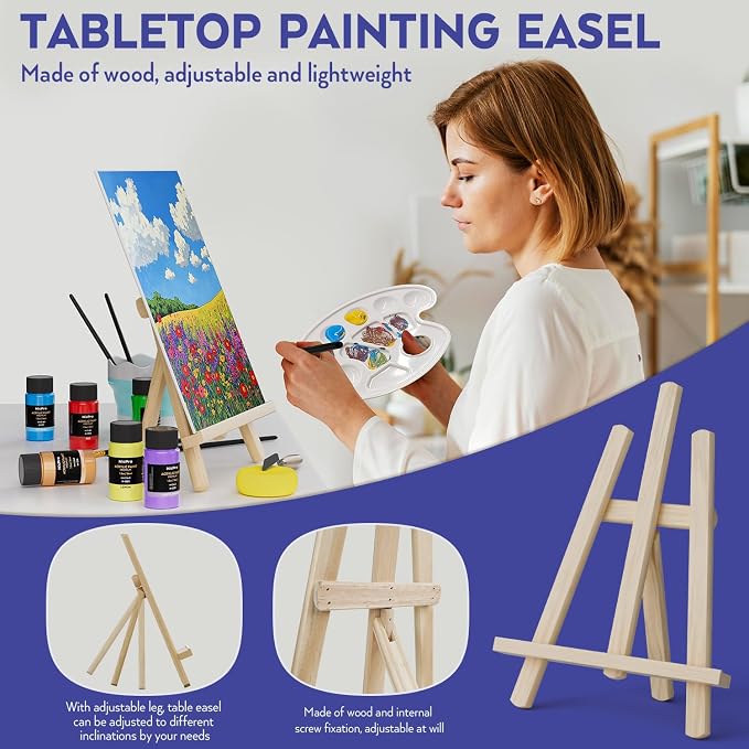 Nicpro Acrylic Paint Canvas Set - Image 5