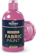 BLUEBIRD Fabric Paint, Cosmic Pink, 16.9 Fl Oz, Permanent Fabric Paints by BluebirdArts