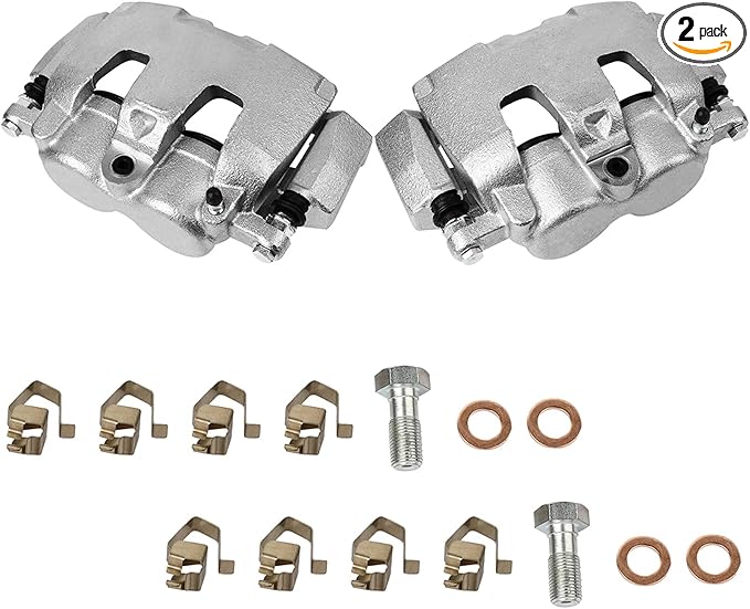 SCITOO 18B5009 18B5008 Disc Brake Calipers Assembly with Bracket Fit For Dodge Dakota 2005-2008,For Dodge Ram 1500 2006-2008,For Mitsubishi Raider 2006-2009