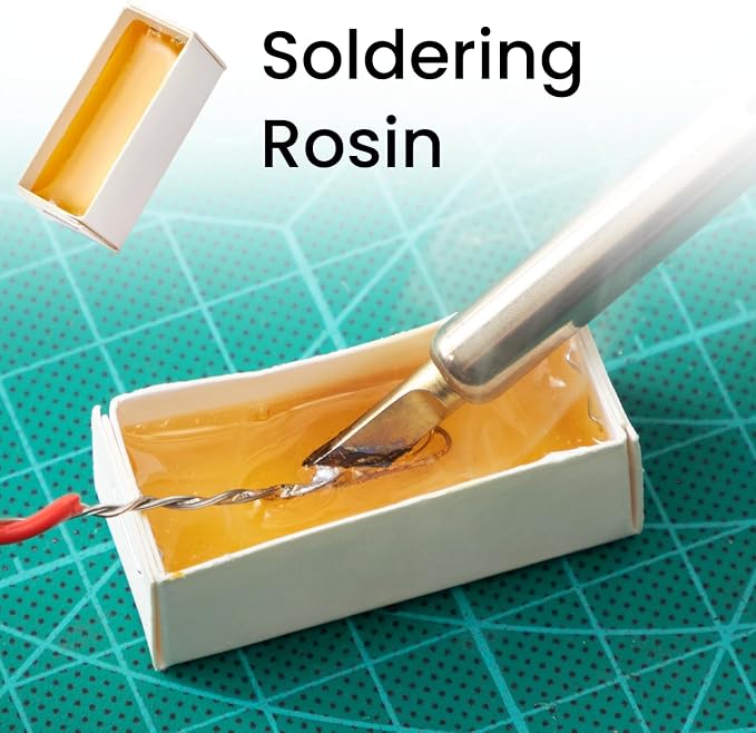 Soldering Iron Kit, 60W Adjustable Temperature 5-in-1 Solder Wire, Rosin Paste - Image 6