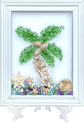 CIYOJA Sea Glass Stained Glass Kit – Coconut Tree Resin Art Mosaic Kit by CIYOJA