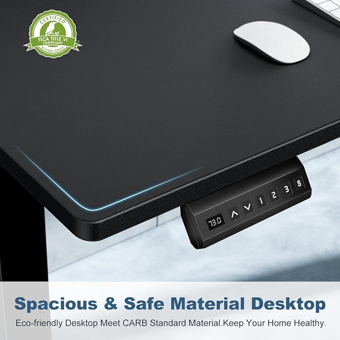 DUMOS 48 Inch Electric Standing Desk Height Adjustable, Sit to Stand Up - Image 6
