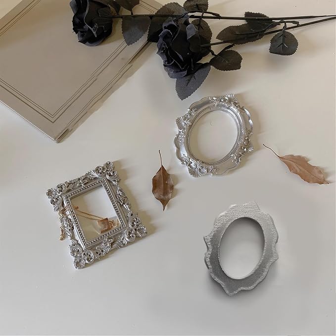 5 Pcs Siver Mini Frames - Image 3