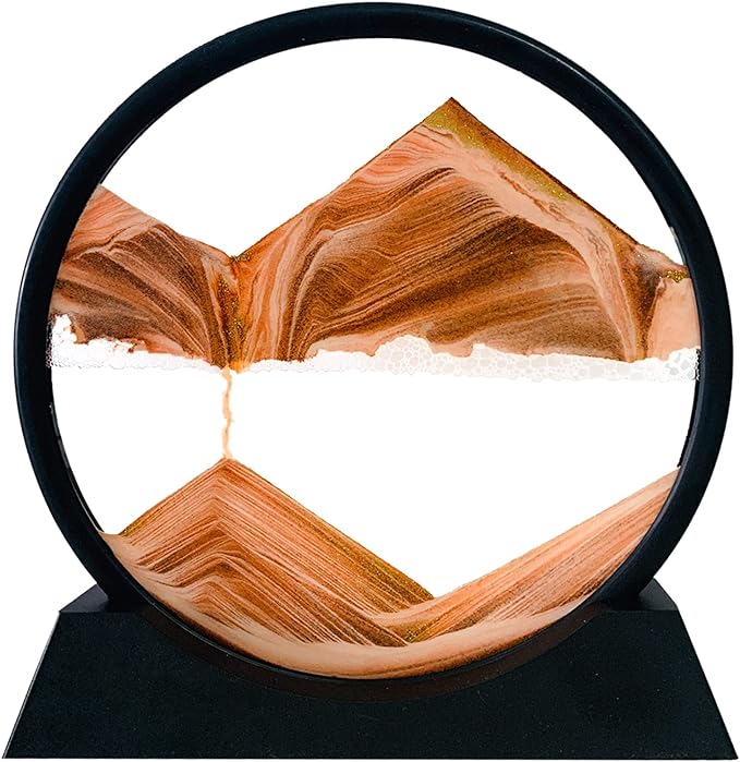 HYUGF Moving Sand Art Picture Decor, 3D Deep Sea Sandscape Liquid Motion by HYUGF