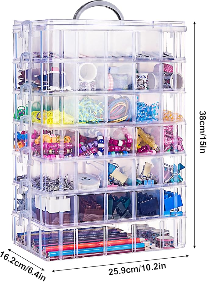 SGHUO 7-Tier Stackable Storage Container Box - Image 2