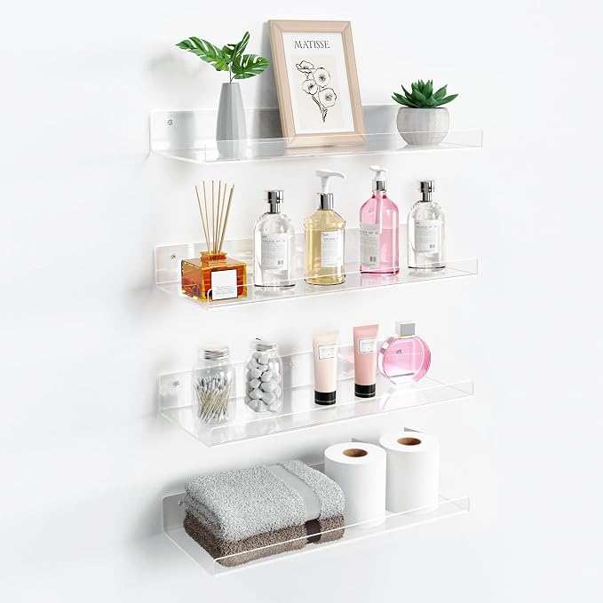 upsimples 15" x 6" Acrylic Shelves by upsimples