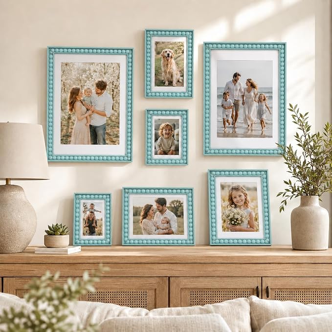 Solid Wood 12x16 Picture Frame Beaded Frame - Image 6