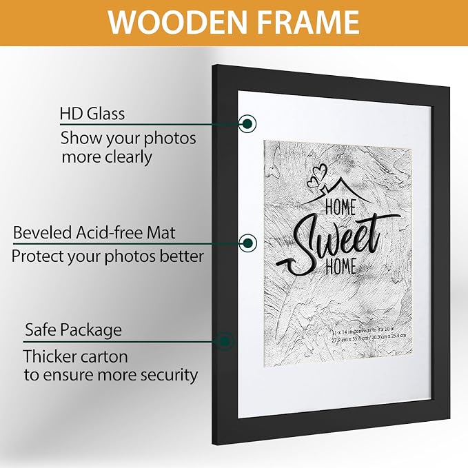 Califortree Black 11x14 Picture Frame - Image 2