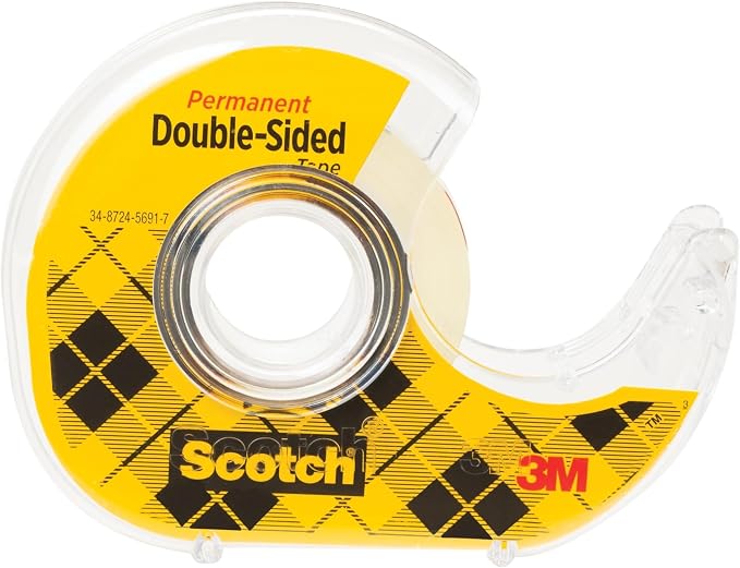 Scotch Double Sided Tape, 1/2 in x 500 in, 6 Dispensered Rolls - Image 10