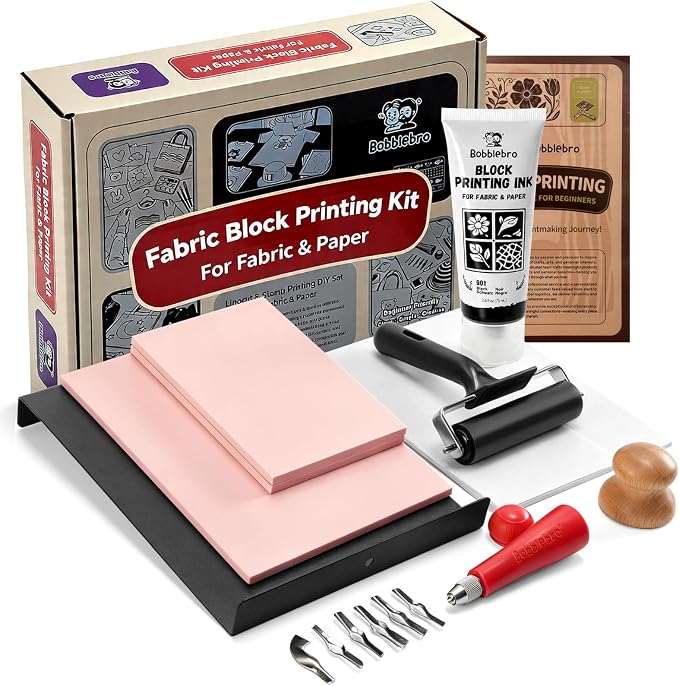 Bobblebro Linocut Kit for Printmaking by Unknown