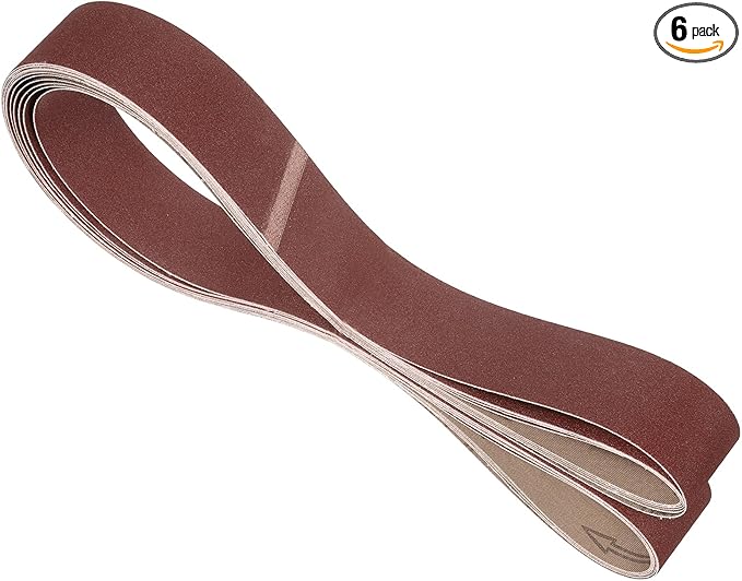 6 Pcs Sanding Belts 2 x 72 Inch 150 Grit Aluminum Oxide Abrasive Sandpaper for Belt Sander Metal Grinding Wood Working Weld Rust Removal
