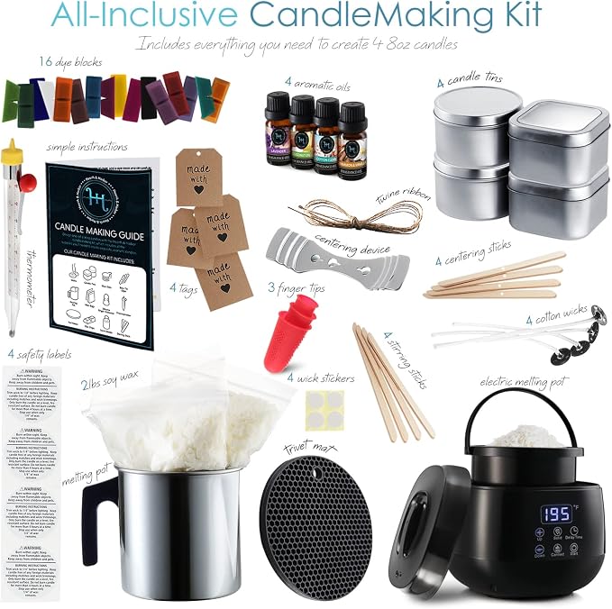 Hearth & Harbor Organic Soy Candle Making Kit - Image 2