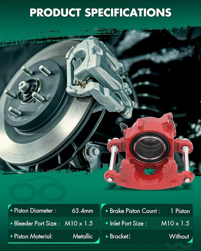 SCITOO Front Right Brake Caliper Without Bracket 18-4071 Compatible For Buick 1978-1987 For Chevrolet 1978-2003 For GMC 1978-2003 For Isuzu 1997-2000