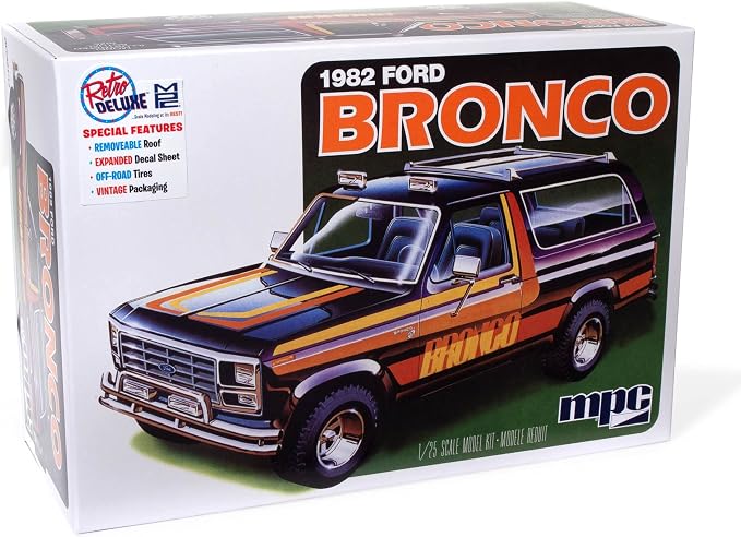MPC 1980 Ford Bronco 1:25 Scale Model Kit by MPC