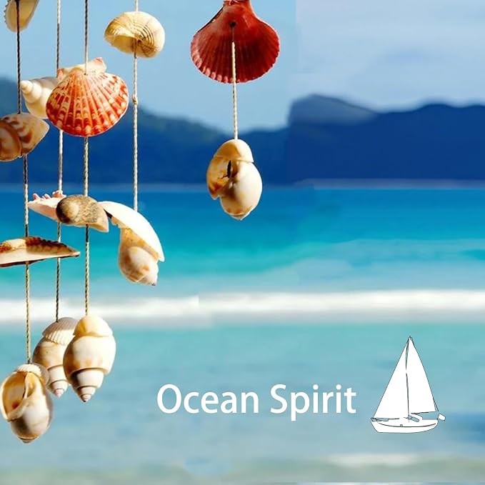 20 PCS Seashells Hanging Ornaments Natural Shells Decorations Beach Ocean - Image 4
