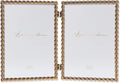 Lawrence Frames Metal Frame, Rope Design, 5x7 Double by LawrenceFrames