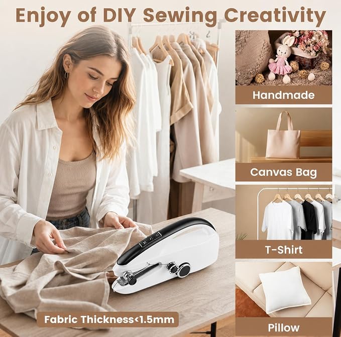 Handheld Sewing Machine, Mini Sewing Machine - Image 6