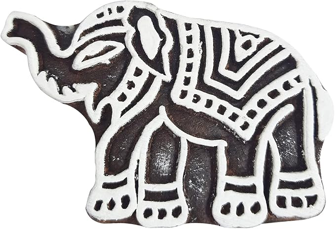 Royal Kraft Wooden Stamps DIY Fabric, Henna Printing Blocks THDtag108 - Image 2