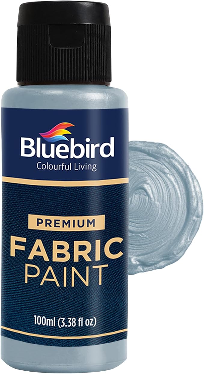BLUEBIRD Fabric Paint, 3.4 Fl Oz, Permanent Fabric Paints by BluebirdArts
