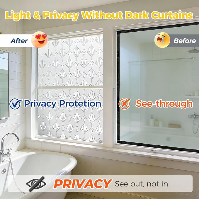 OHTMERU Window Privacy Film Decorative - Image 4