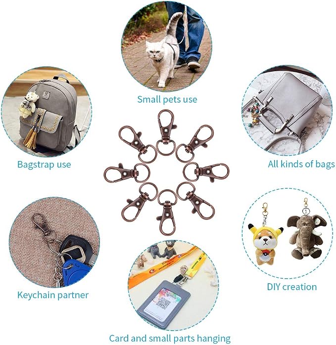HXSEMAYIG 100PCS Keychain Hooks - Image 7